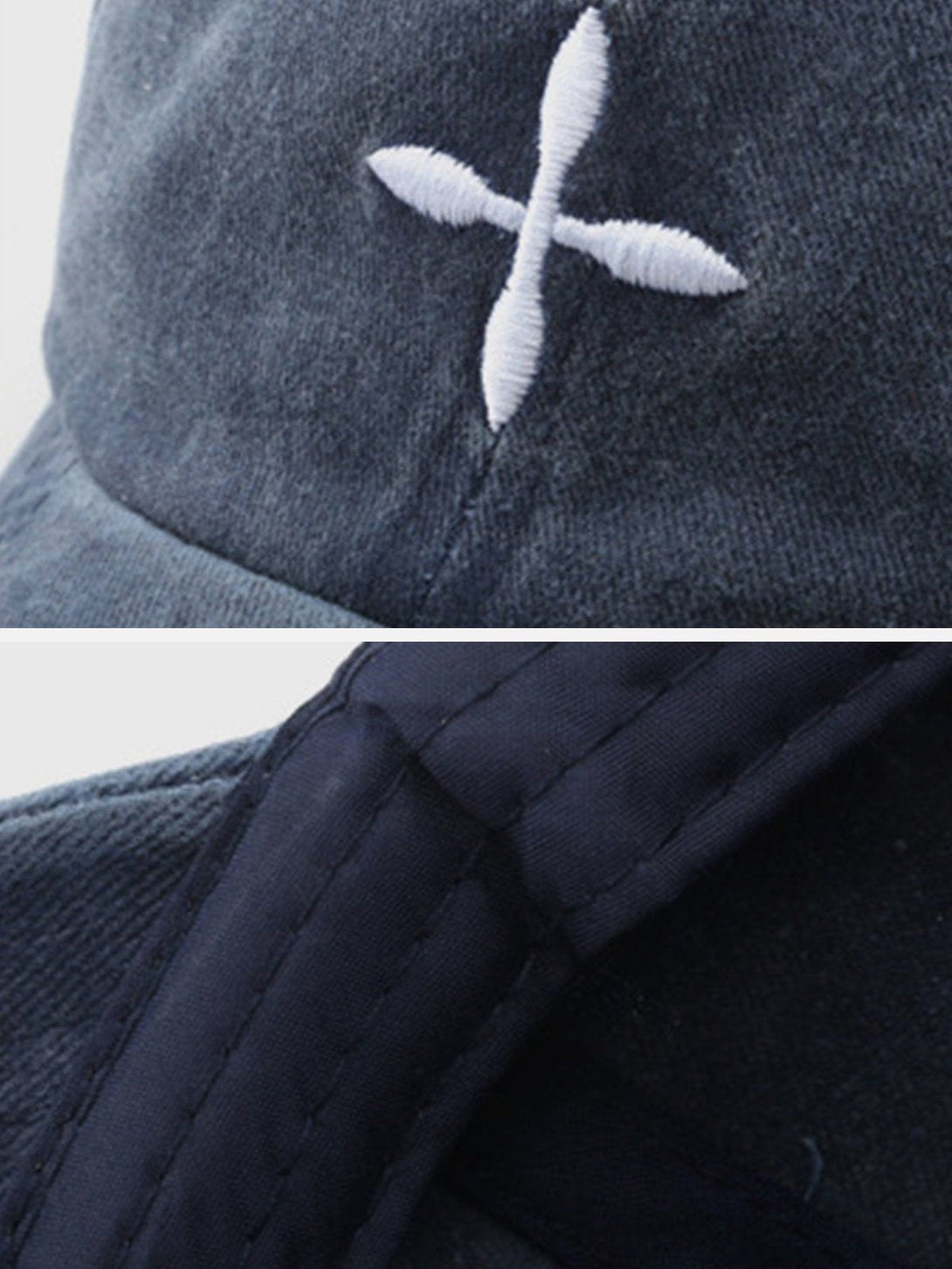 Lacezy - Embroidery Crucifix Baseball Cap- Streetwear Fashion - lacezy.com