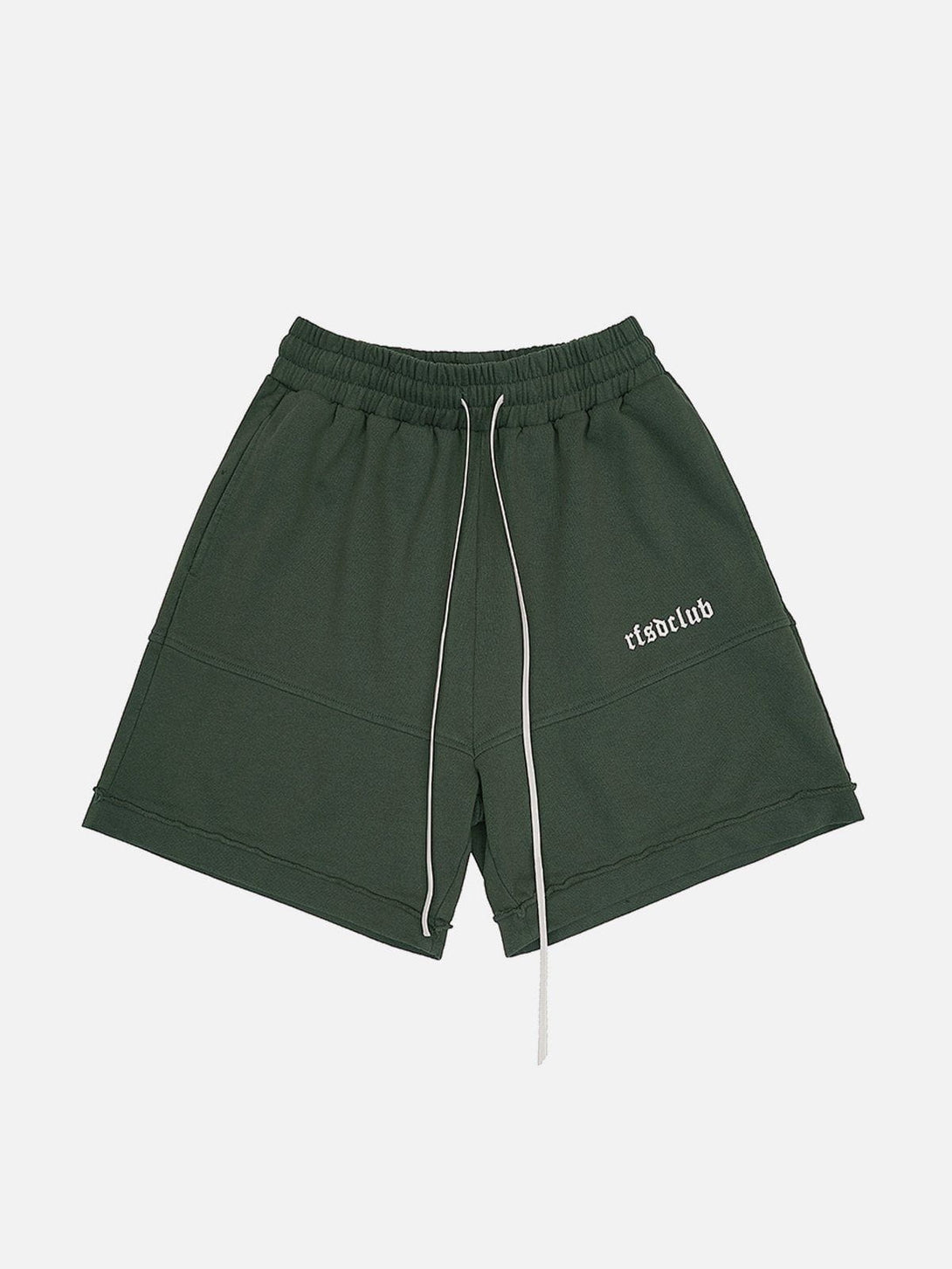 Lacezy - Embroidery Letter Drawstring Shorts- Streetwear Fashion - lacezy.com