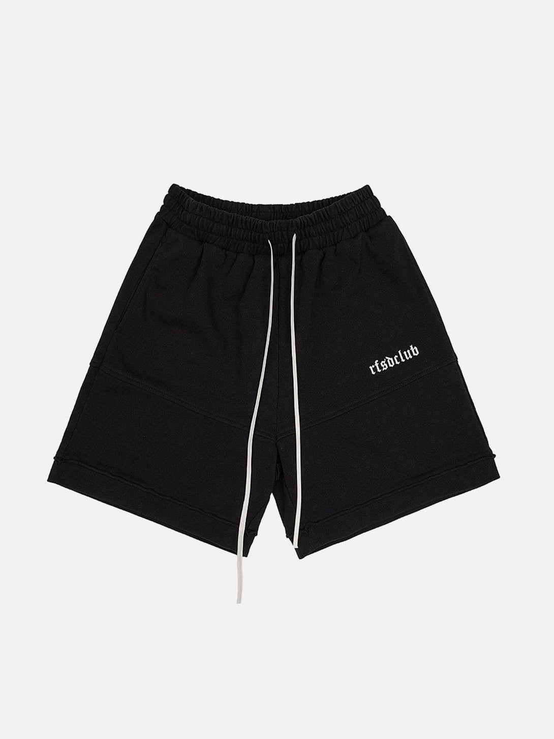 Lacezy - Embroidery Letter Drawstring Shorts- Streetwear Fashion - lacezy.com