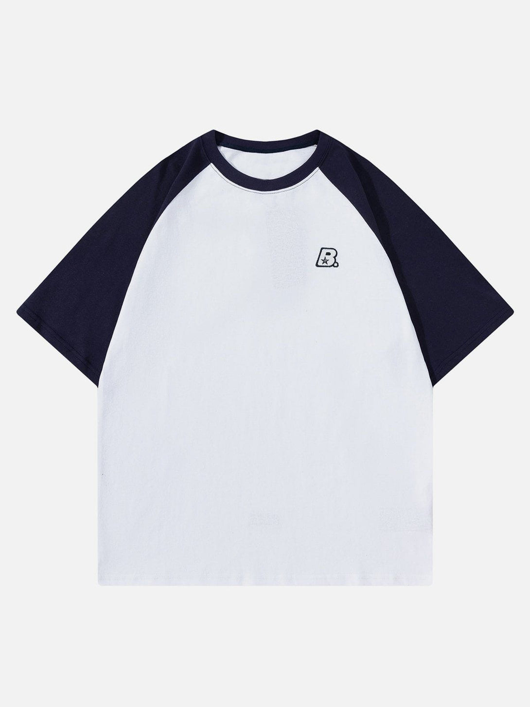 Lacezy - Embroidery Patchwork Tee- Streetwear Fashion - lacezy.com