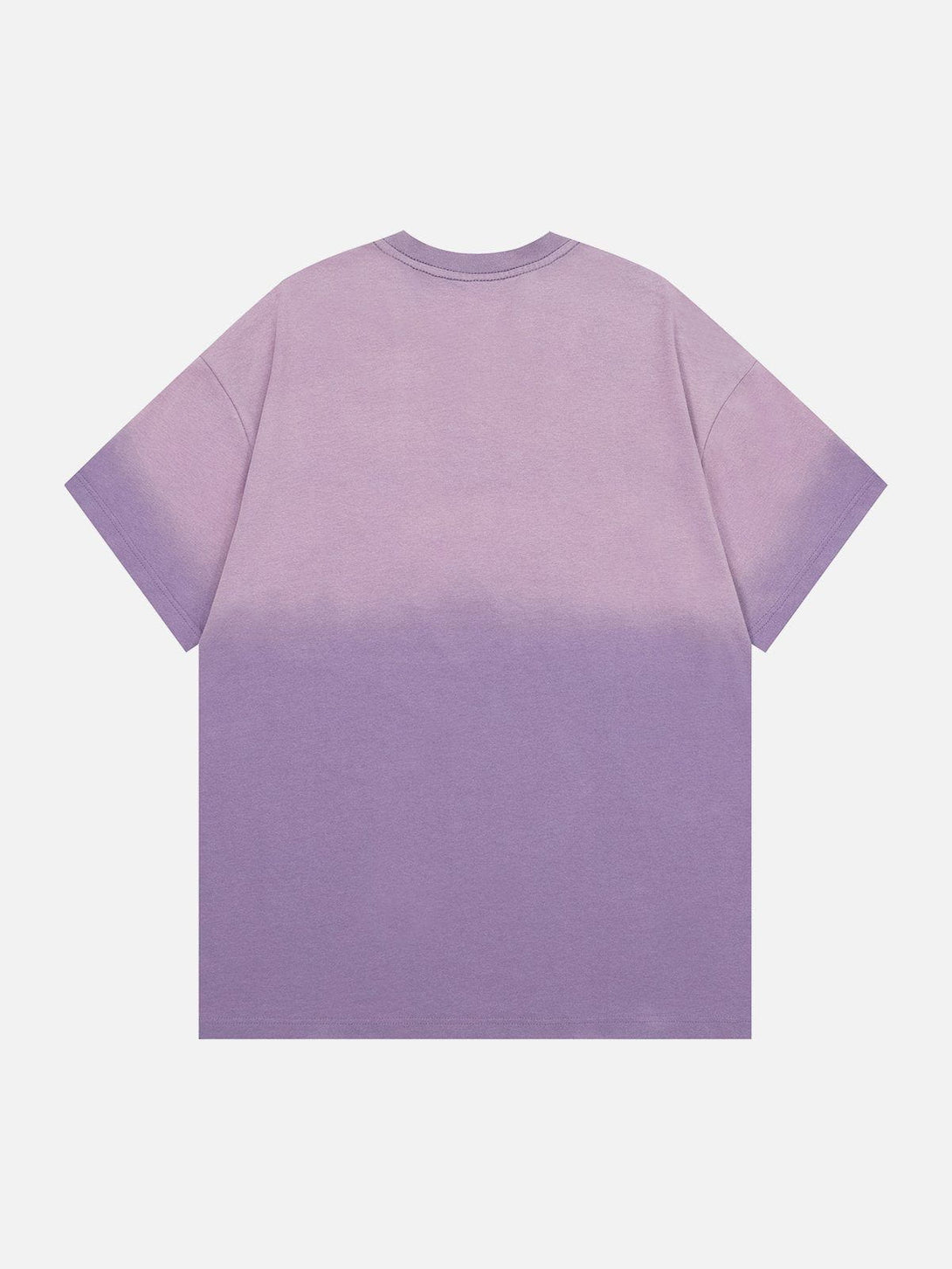 Lacezy - Embroidey Washed Gradient Tee- Streetwear Fashion - lacezy.com