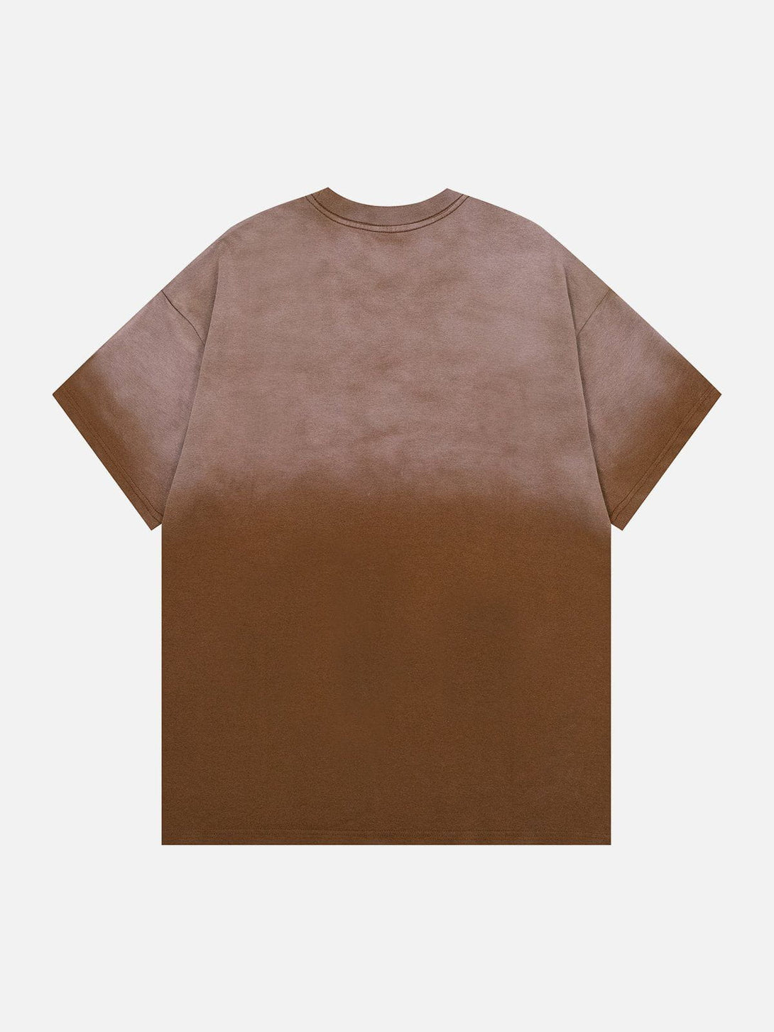 Lacezy - Embroidey Washed Gradient Tee- Streetwear Fashion - lacezy.com