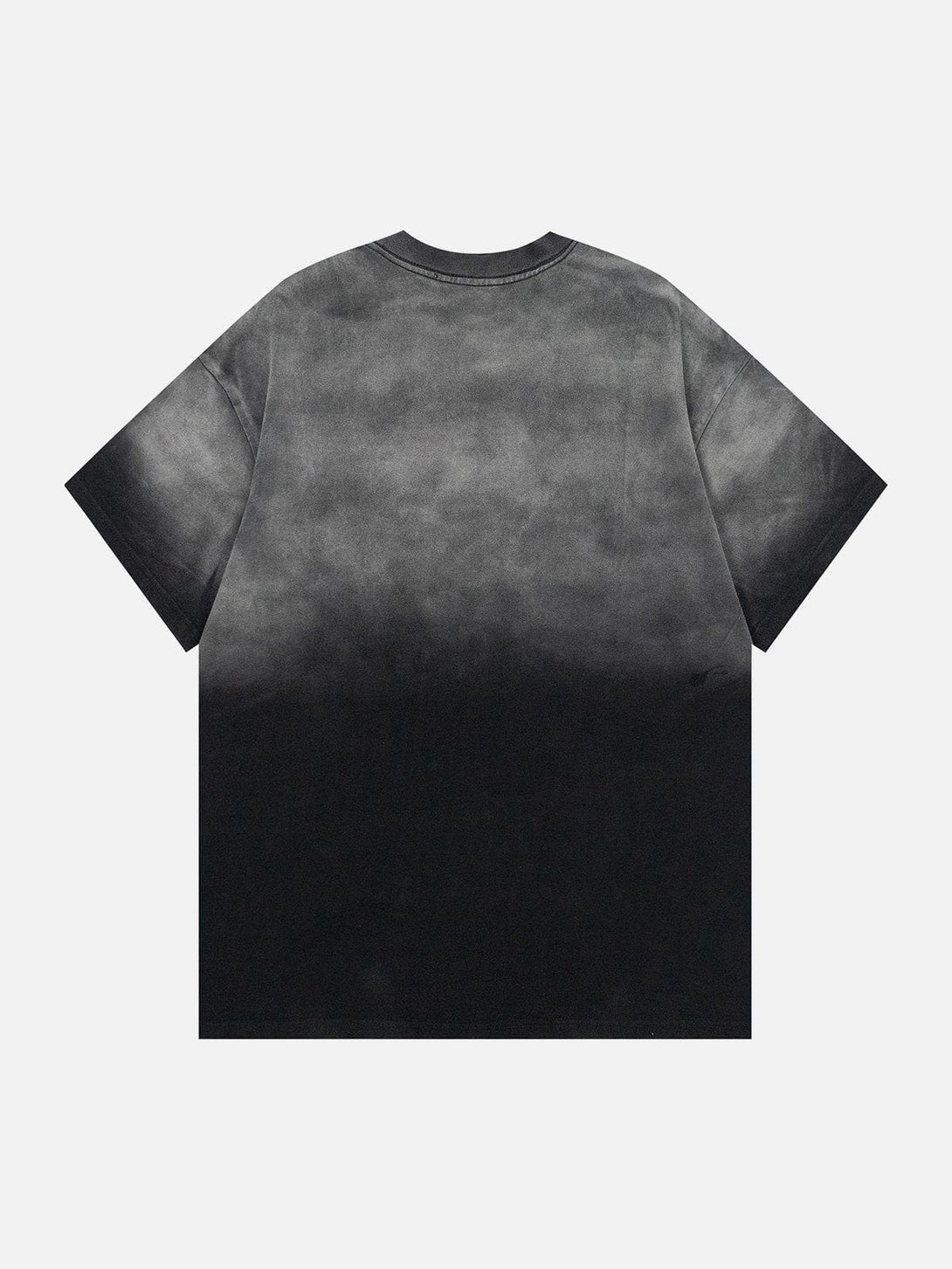 Lacezy - Embroidey Washed Gradient Tee- Streetwear Fashion - lacezy.com