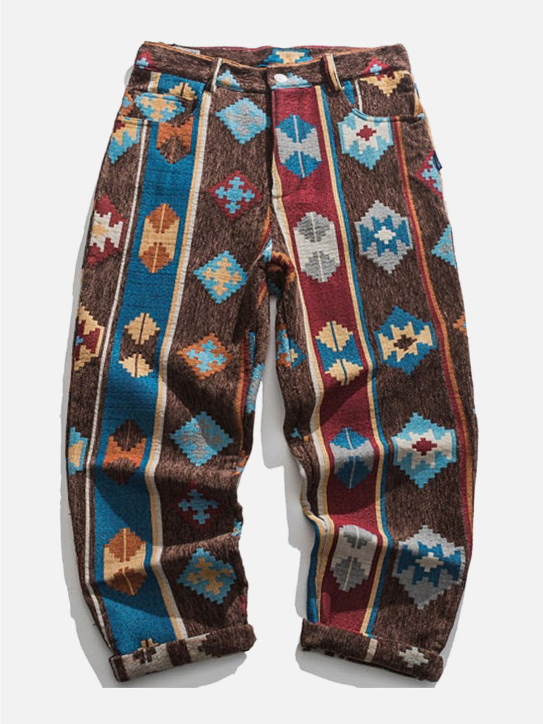 Lacezy - Ethnic Embroidery Pants- Streetwear Fashion - lacezy.com