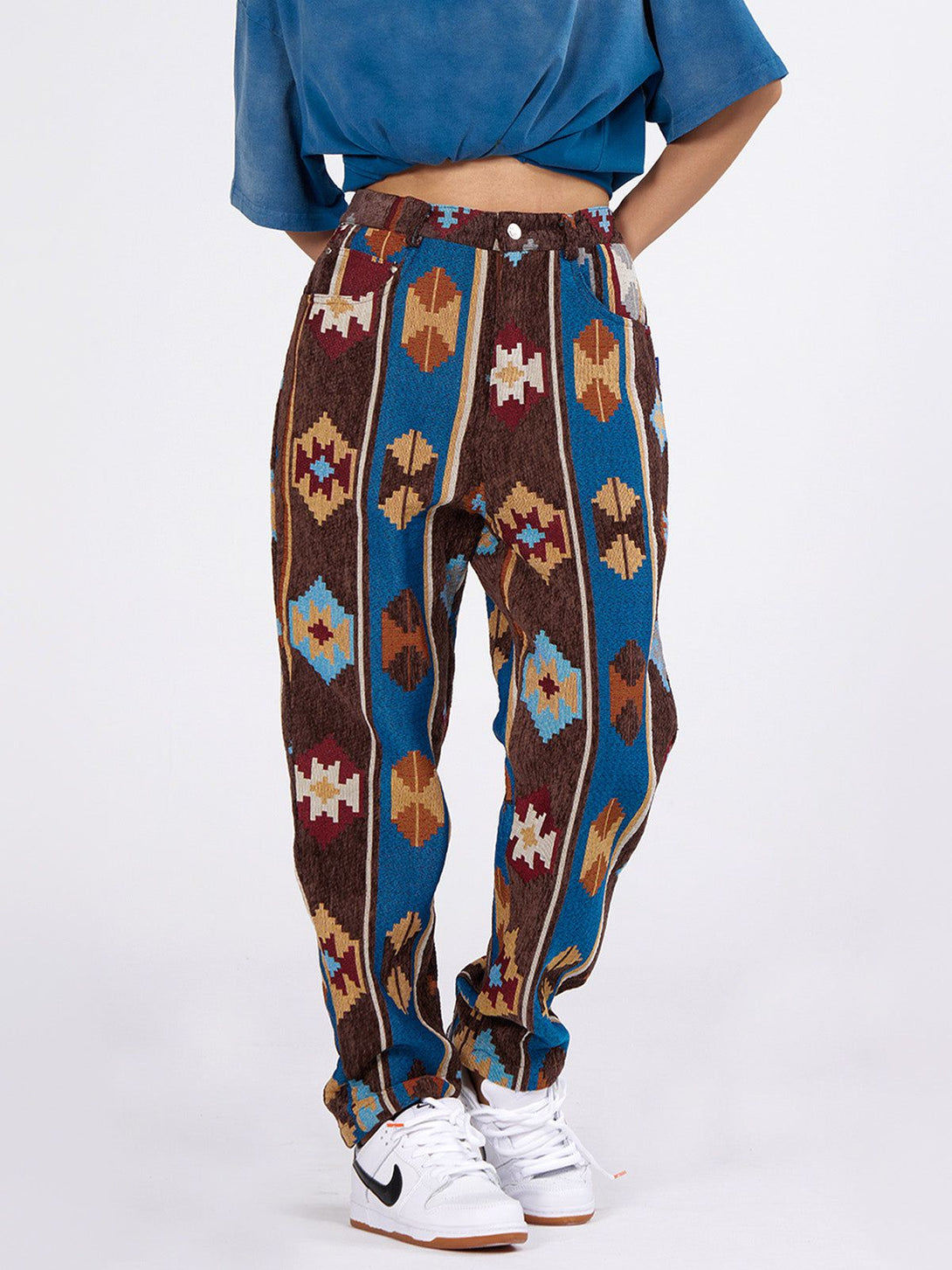 Lacezy - Ethnic Embroidery Pants- Streetwear Fashion - lacezy.com