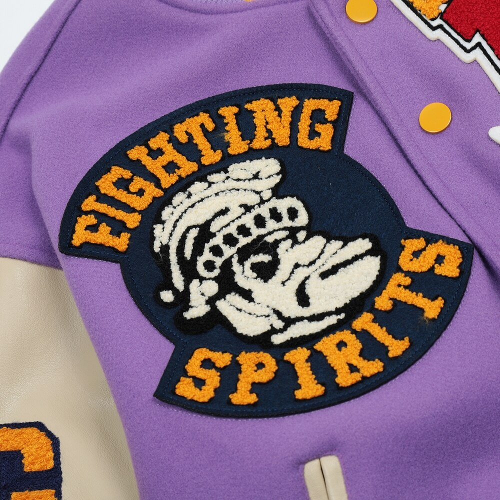 Lacezy - "FIGHTING" Varsity Jacket- Streetwear Fashion - lacezy.com