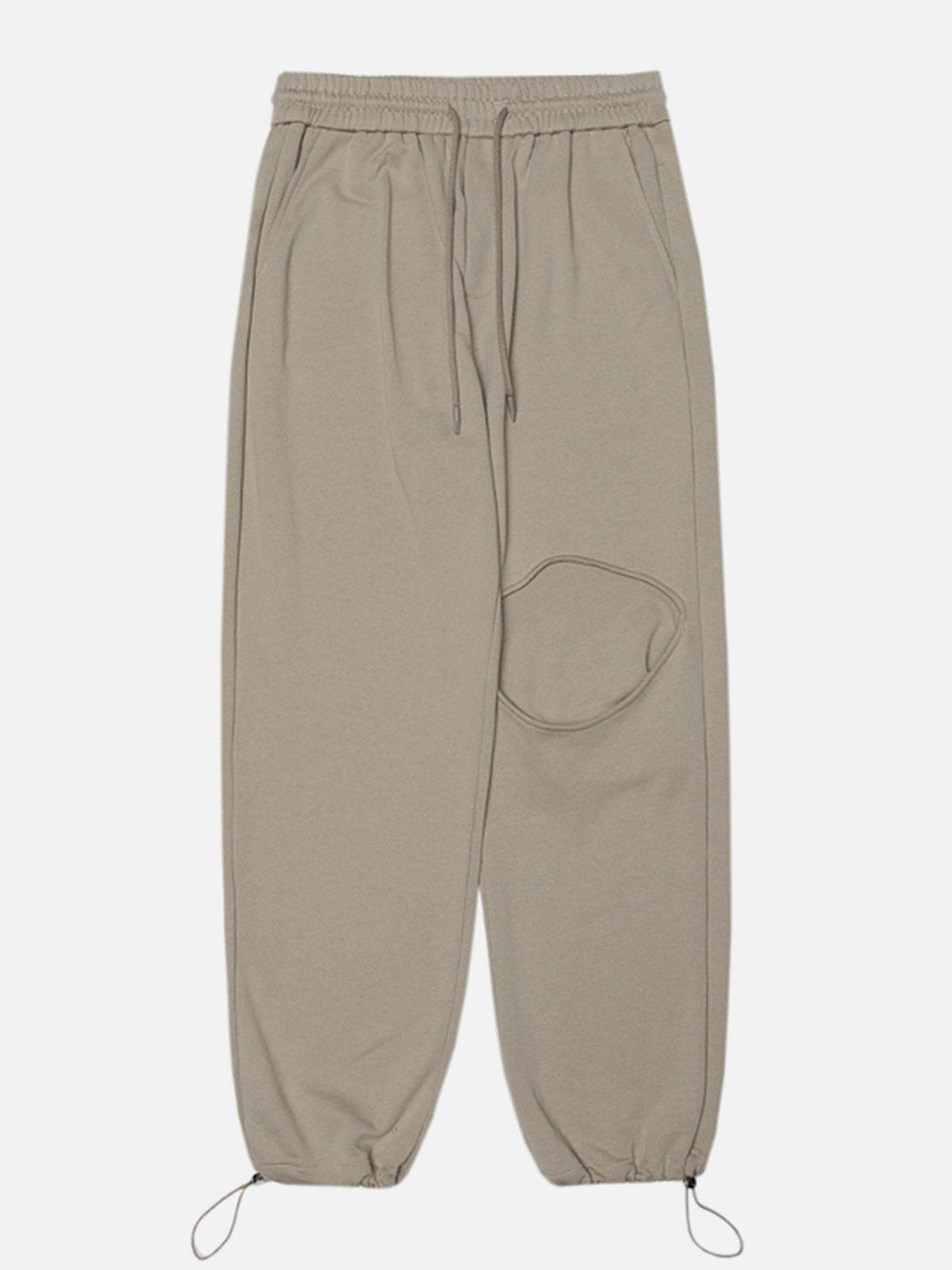 Lacezy - Fake Hole Thickening Sweatpants- Streetwear Fashion - lacezy.com