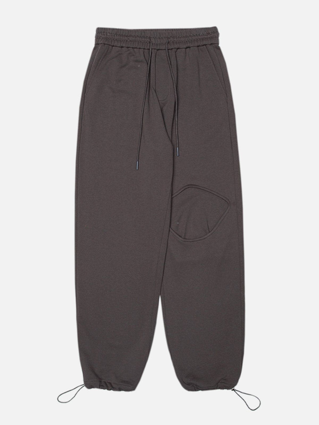 Lacezy - Fake Hole Thickening Sweatpants- Streetwear Fashion - lacezy.com