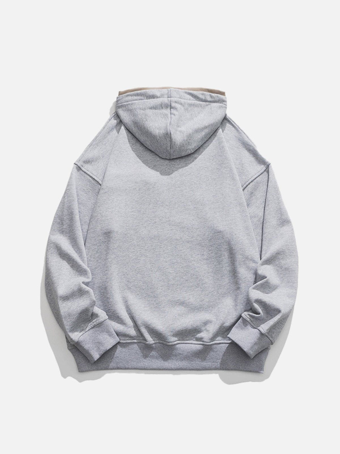 Lacezy - Faux Two-Piece Hoodie- Streetwear Fashion - lacezy.com