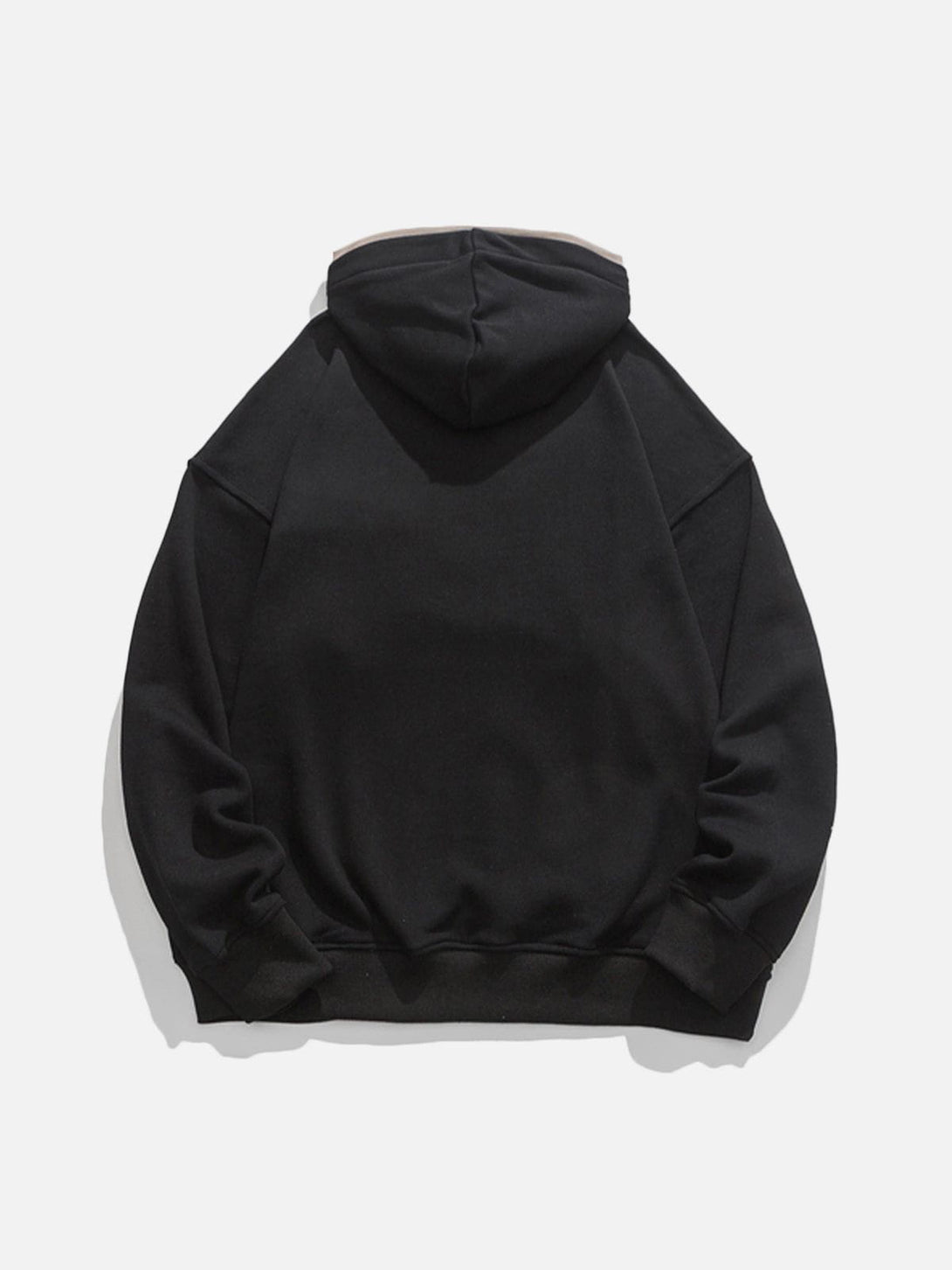 Lacezy - Faux Two-Piece Hoodie- Streetwear Fashion - lacezy.com