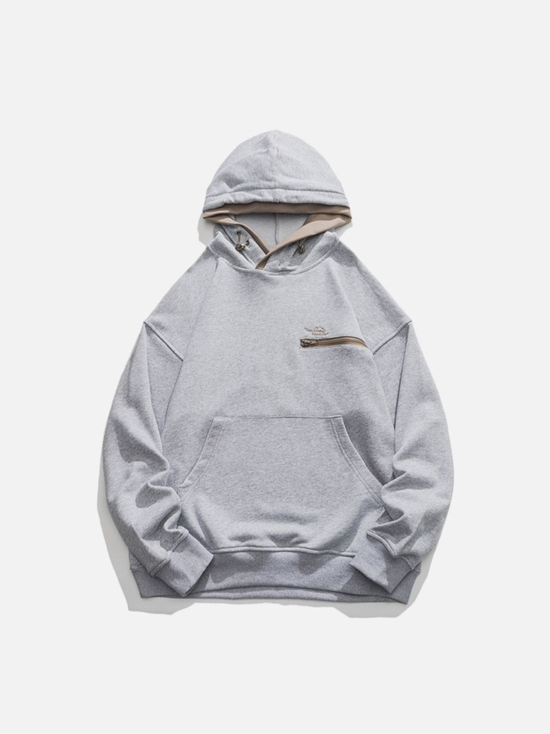 Lacezy - Faux Two-Piece Hoodie- Streetwear Fashion - lacezy.com