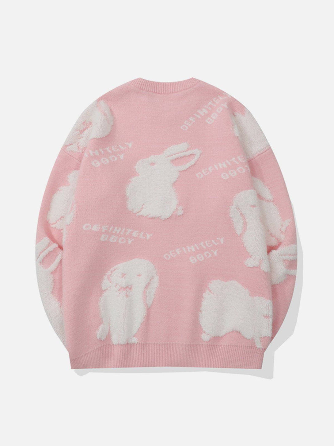 Lacezy - Flocked Rabbit Sweater- Streetwear Fashion - lacezy.com