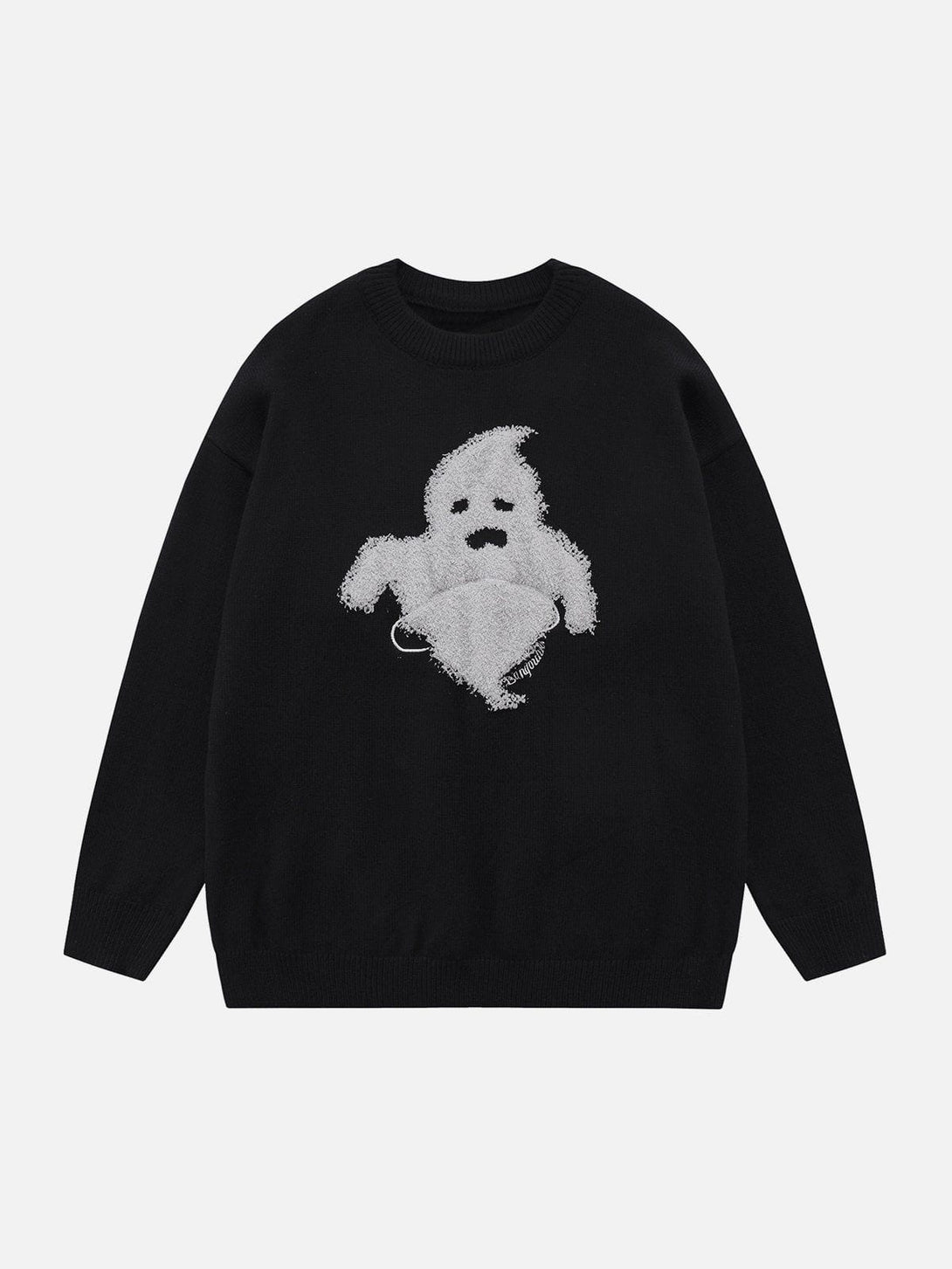 Lacezy - Flocking Ghost Sweater- Streetwear Fashion - lacezy.com