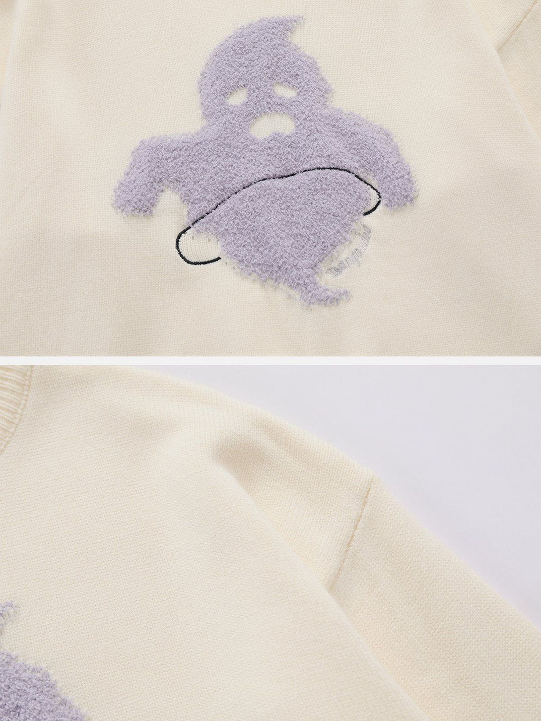 Lacezy - Flocking Ghost Sweater- Streetwear Fashion - lacezy.com