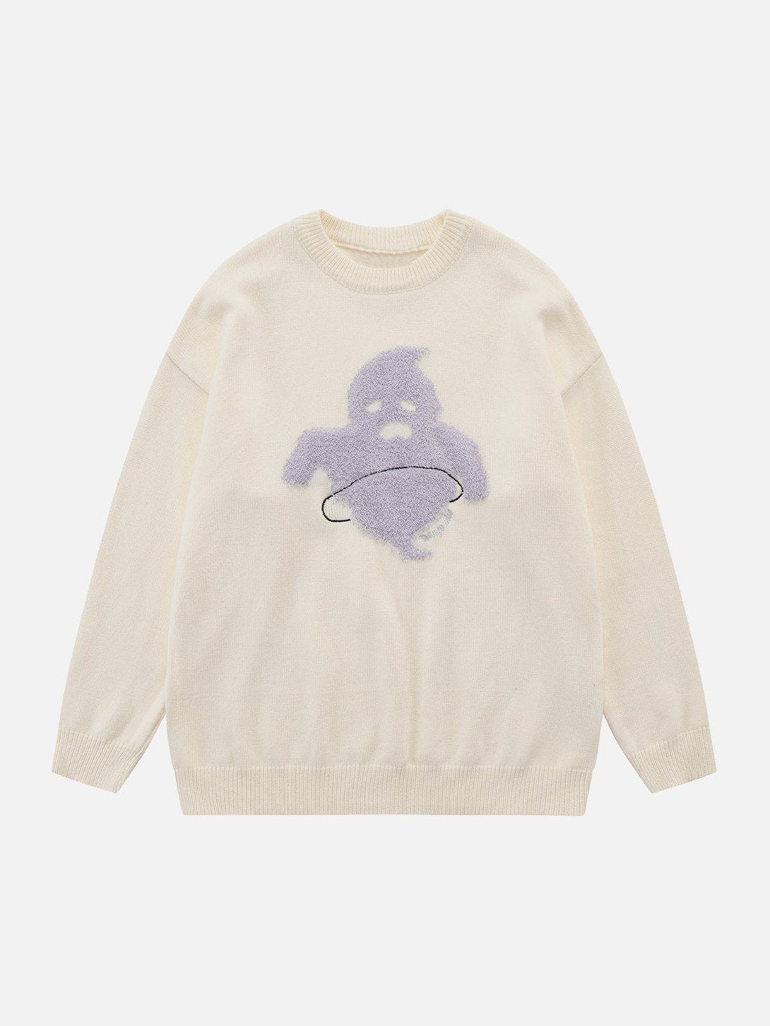 Lacezy - Flocking Ghost Sweater- Streetwear Fashion - lacezy.com