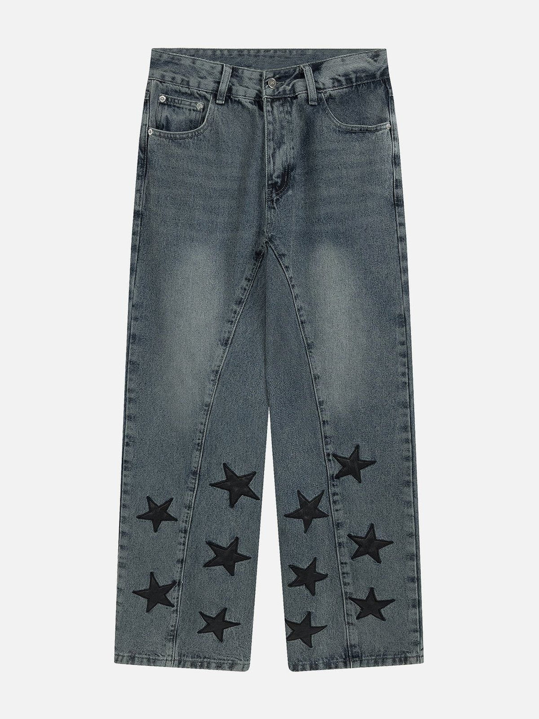 Lacezy - Foot Mouth Star Jeans [���]- Streetwear Fashion - lacezy.com