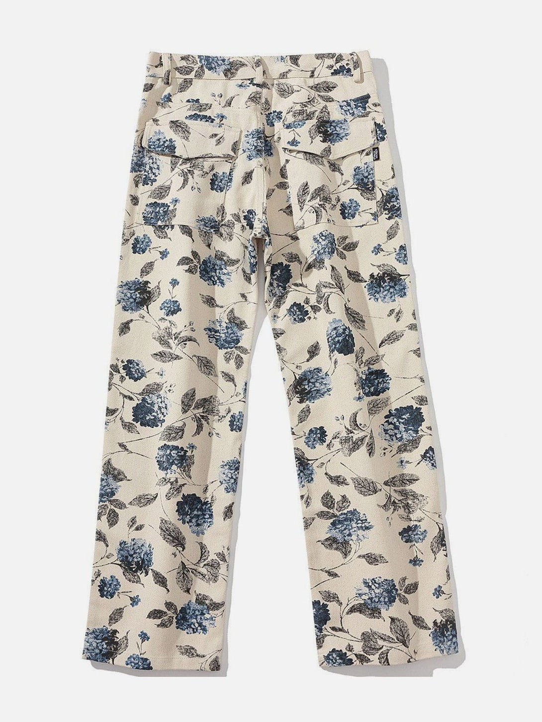 Lacezy - Full Flower Print Pants- Streetwear Fashion - lacezy.com