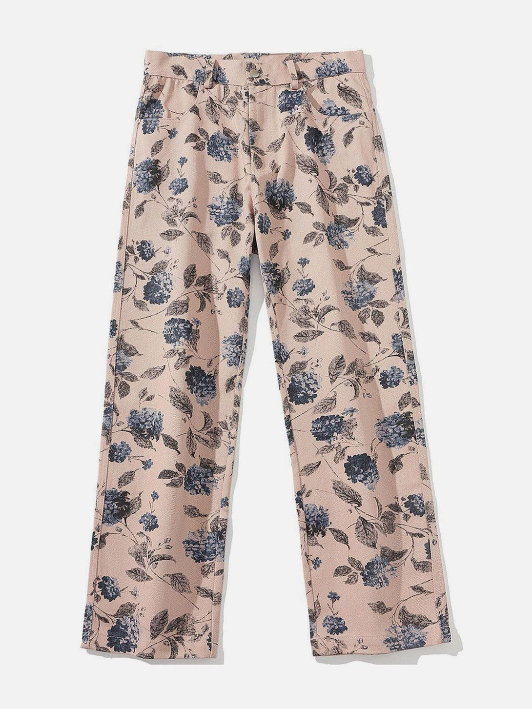 Lacezy - Full Flower Print Pants- Streetwear Fashion - lacezy.com