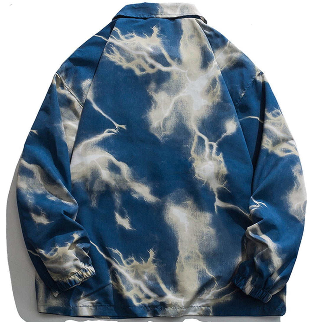 Lacezy - Full Print Lightning Jacket- Streetwear Fashion - lacezy.com