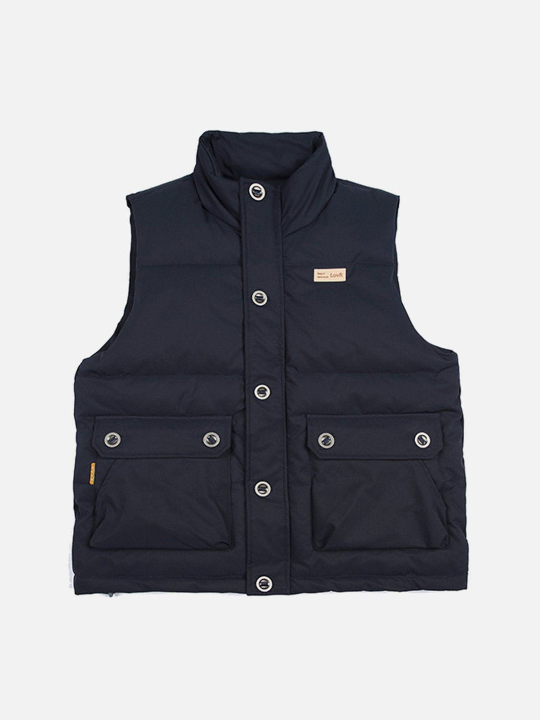 Lacezy - Function Button Gilet- Streetwear Fashion - lacezy.com