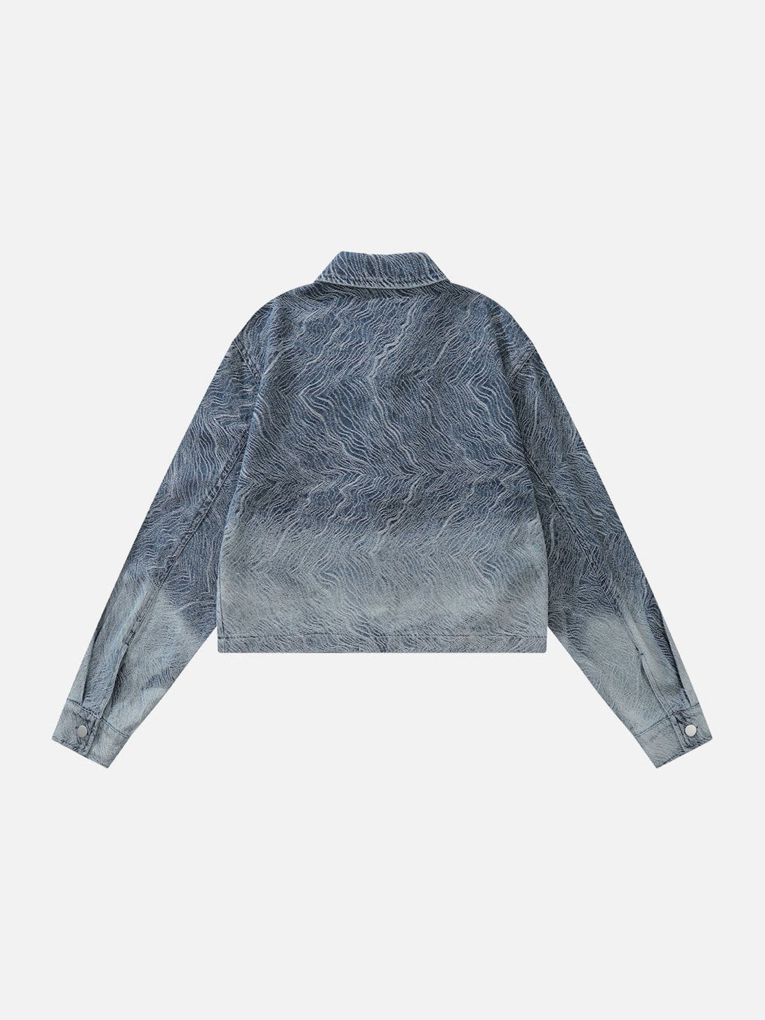 Lacezy - Gradient Labeling Jacket- Streetwear Fashion - lacezy.com