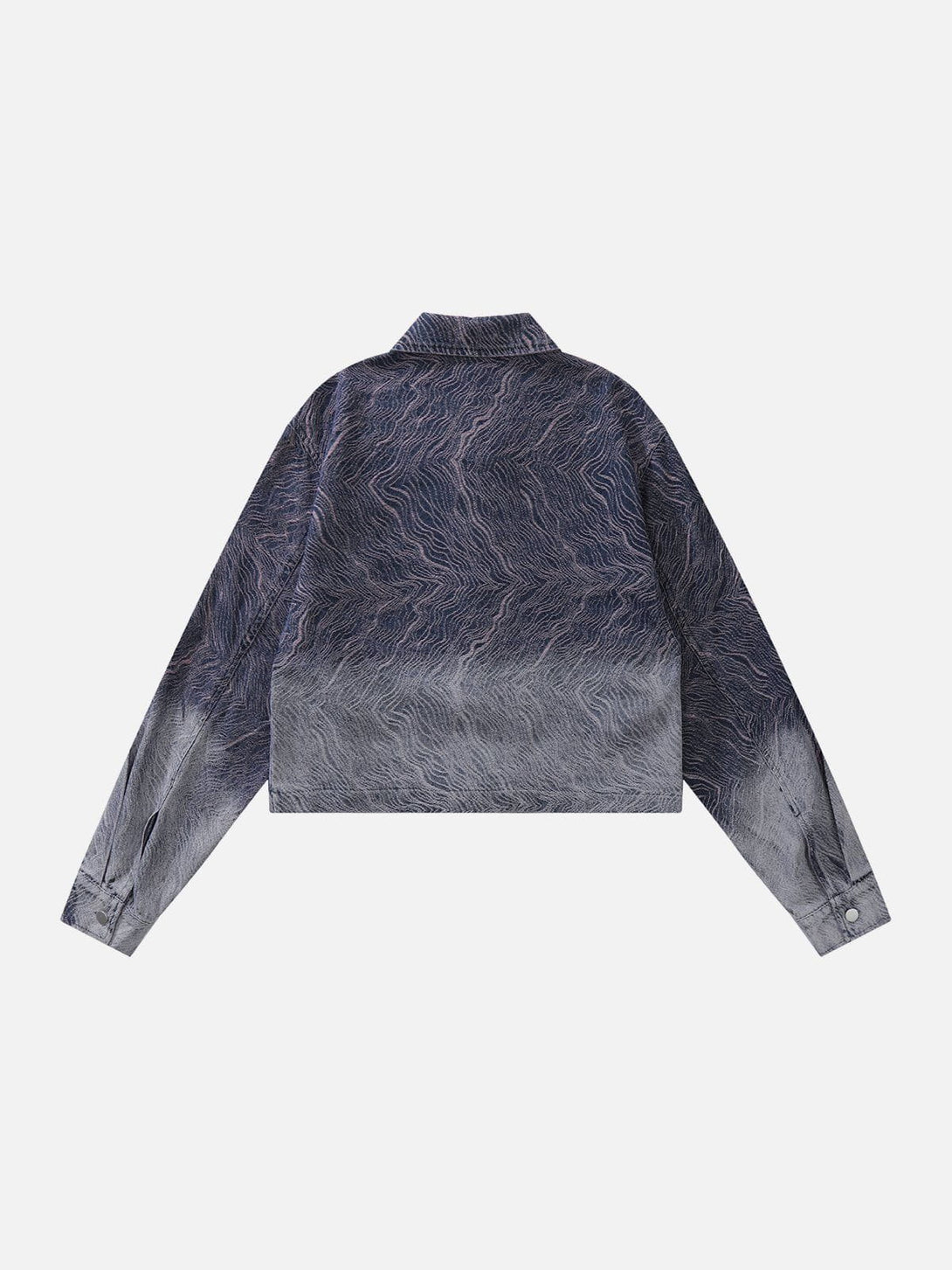 Lacezy - Gradient Labeling Jacket- Streetwear Fashion - lacezy.com