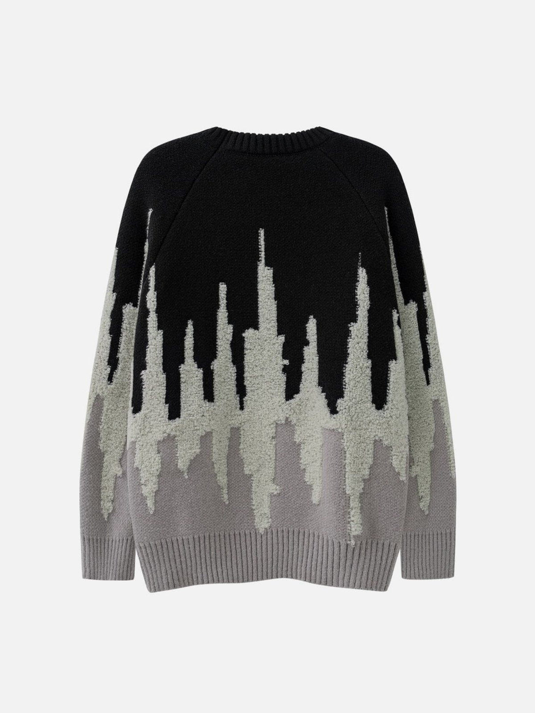 Lacezy - Gradient Patchwork Sweater- Streetwear Fashion - lacezy.com