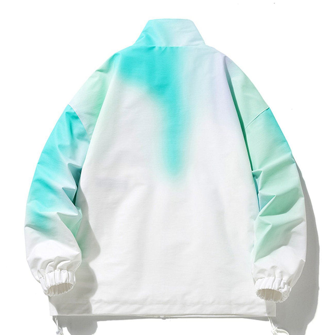 Lacezy - Gradient Rainbow Jacket- Streetwear Fashion - lacezy.com