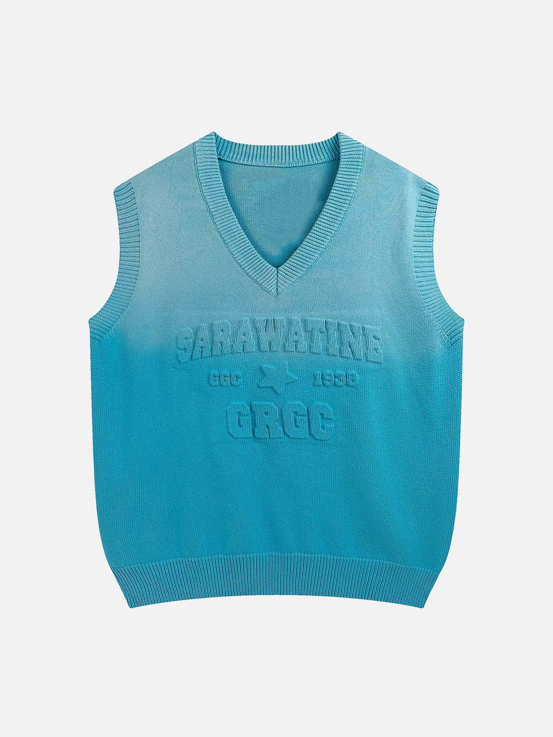 Lacezy - Gradient Sweater Vest- Streetwear Fashion - lacezy.com