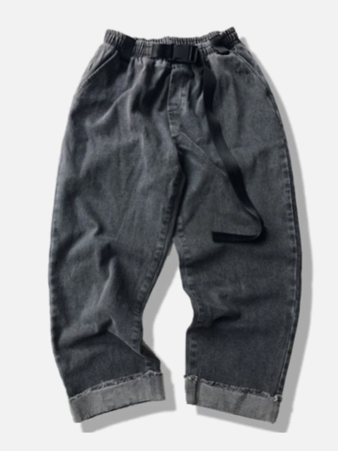 Lacezy - Gradient Webbing Jeans- Streetwear Fashion - lacezy.com