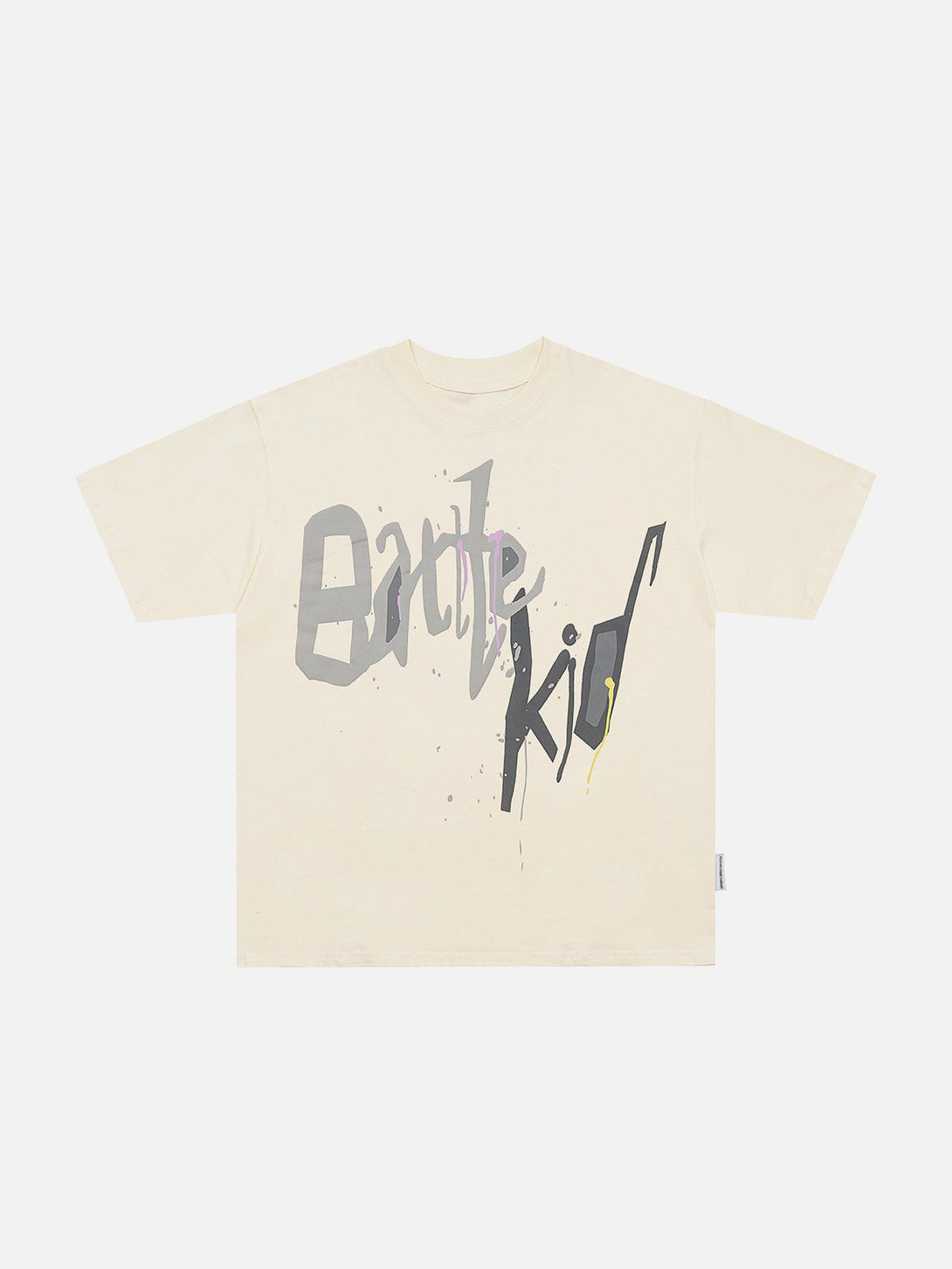 Lacezy - Graffiti Letter Print Tee- Streetwear Fashion - lacezy.com