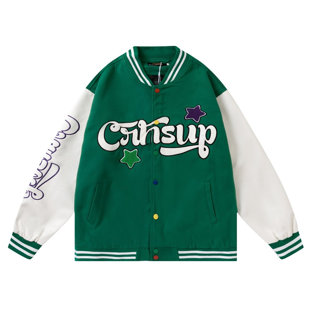 Lacezy - Green CNOWER Jacket- Streetwear Fashion - lacezy.com