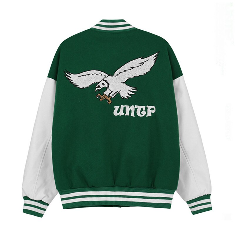 Lacezy - Green UNTP Jacket- Streetwear Fashion - lacezy.com