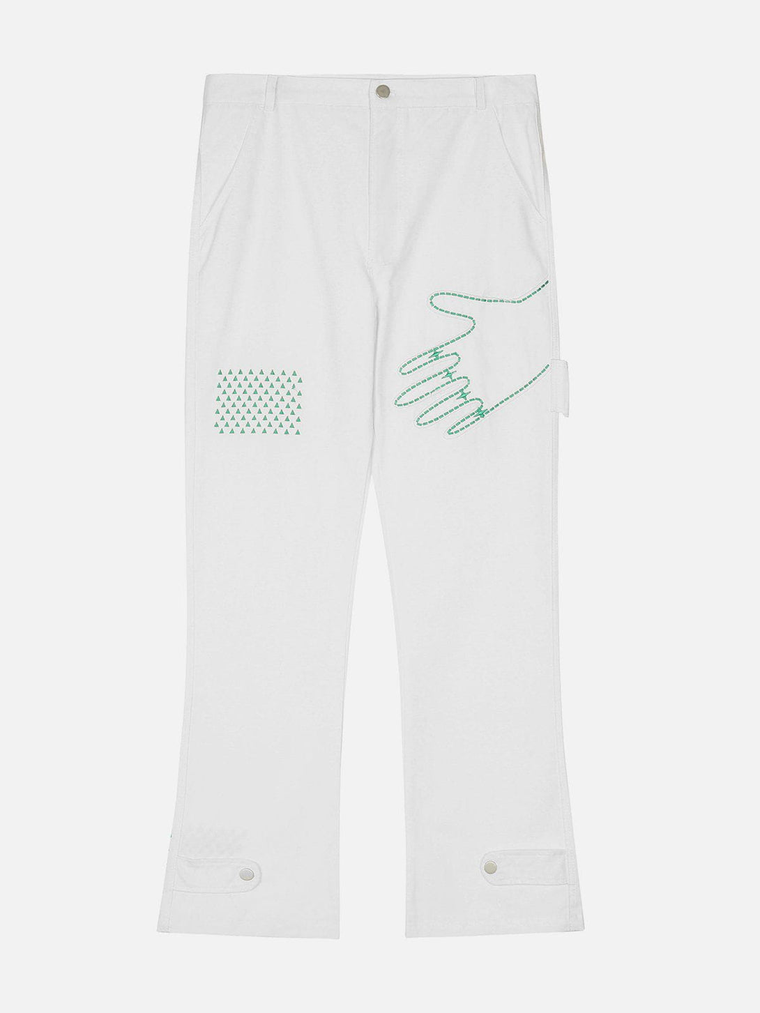 Lacezy - Hand Embroidery Cargo Pants- Streetwear Fashion - lacezy.com