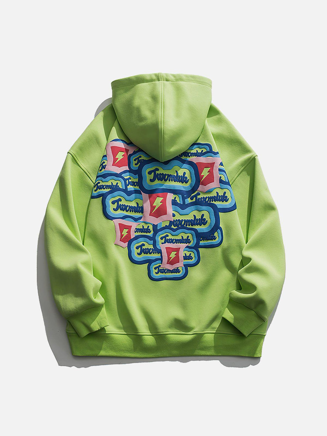 Lacezy - Heart Letter Print Hoodie- Streetwear Fashion - lacezy.com