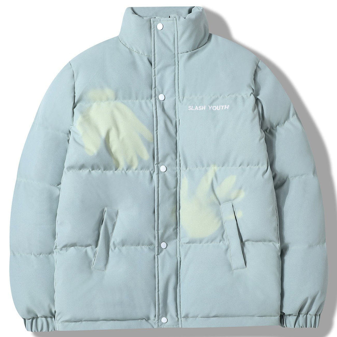 Lacezy - Heat Discoloration Material Winter Coat- Streetwear Fashion - lacezy.com