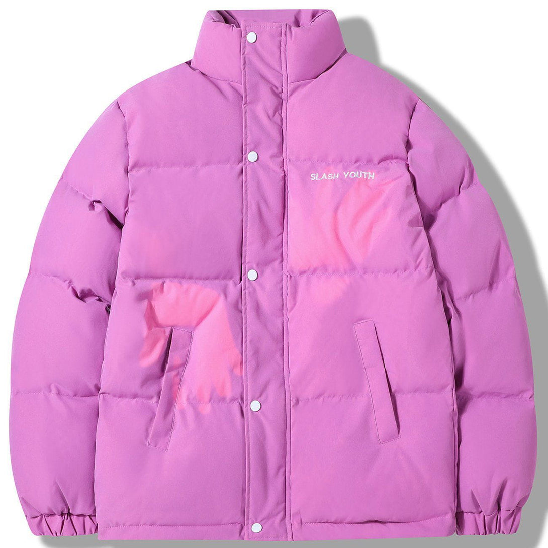 Lacezy - Heat Discoloration Material Winter Coat- Streetwear Fashion - lacezy.com