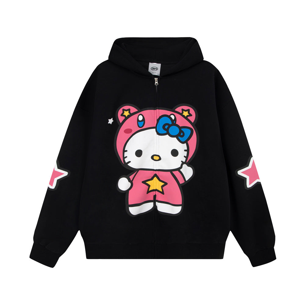 Lacezy - Hello Kitty Hoodie- Streetwear Fashion - lacezy.com