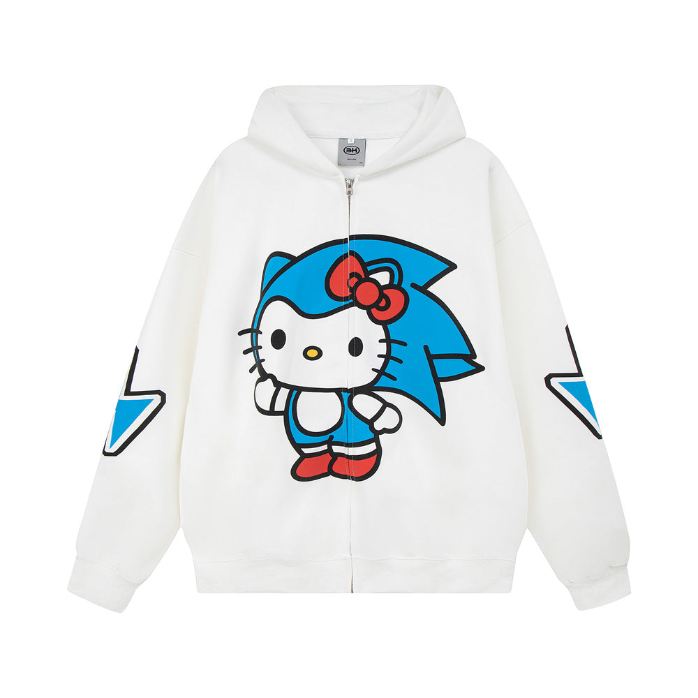 Lacezy - Hello Kitty Hoodie- Streetwear Fashion - lacezy.com