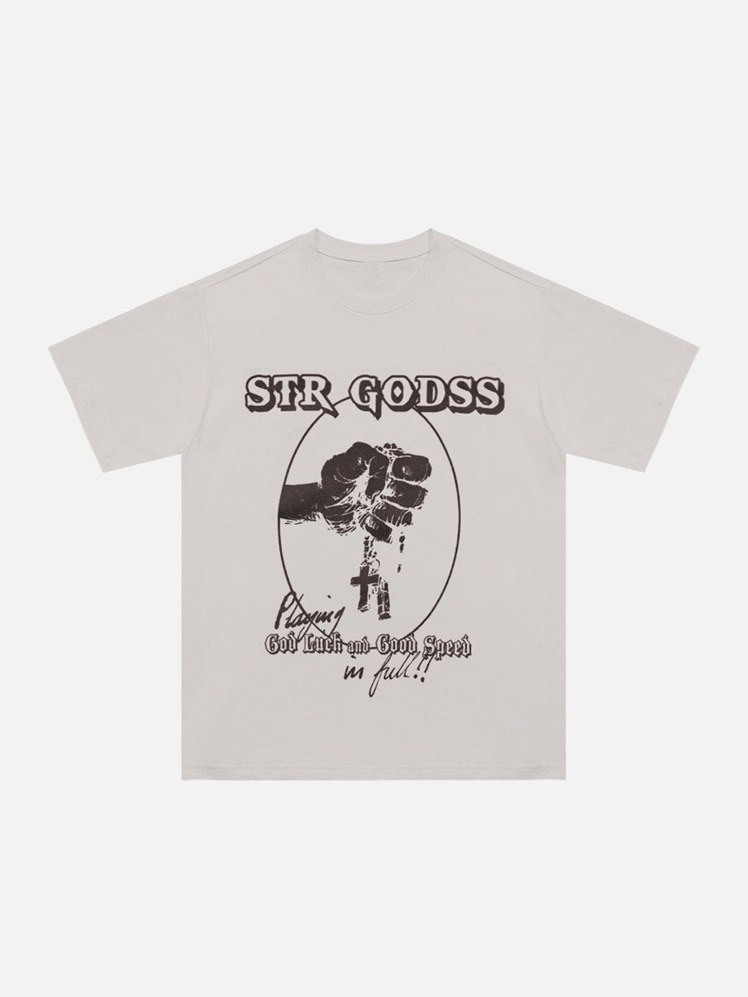 Lacezy - Hold Cross Shadow Tee- Streetwear Fashion - lacezy.com