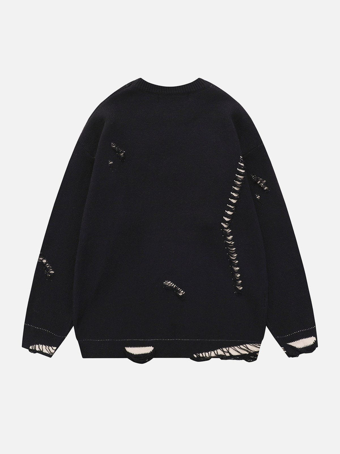 Lacezy - Hole Fake Two Sweater- Streetwear Fashion - lacezy.com