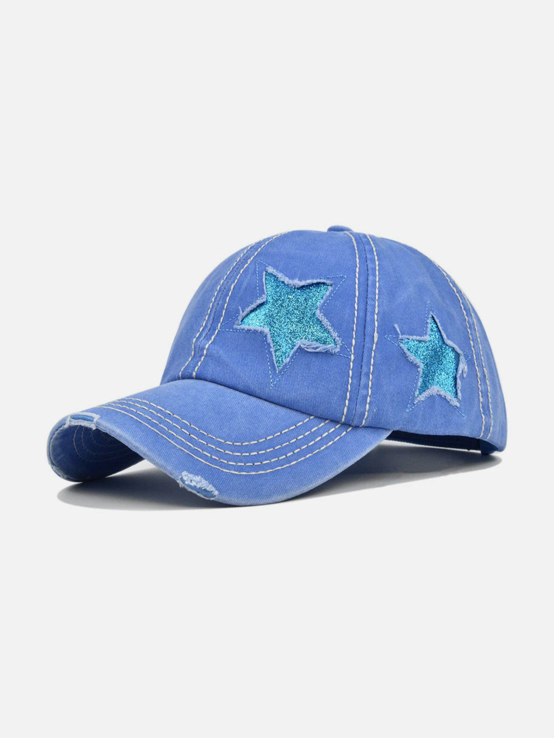 Lacezy - Hole Star Washed Hat- Streetwear Fashion - lacezy.com