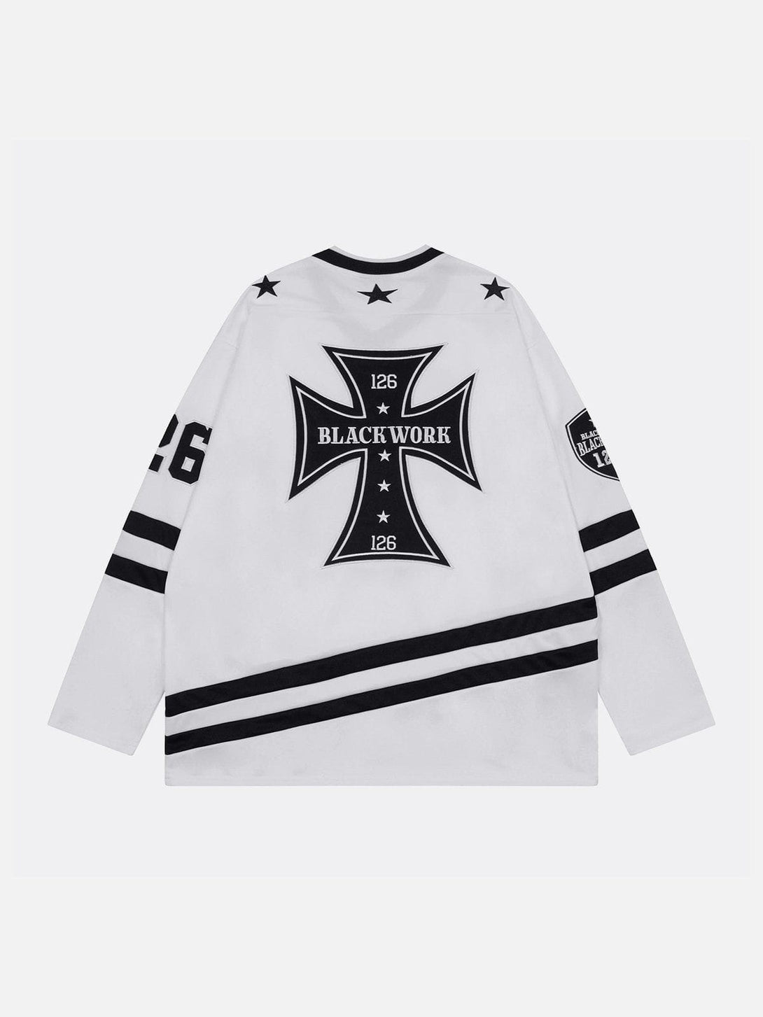 Lacezy - Ice Hockey Jersey Sweatshirt- Streetwear Fashion - lacezy.com