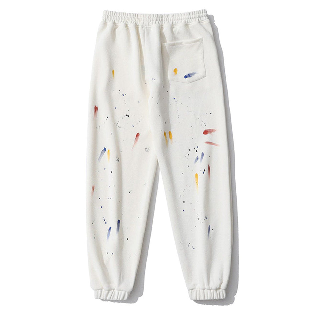 Lacezy - Ink Graffiti Track Pants- Streetwear Fashion - lacezy.com