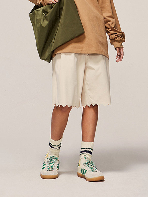 Lacezy - Irregular Pant Legs Shorts- Streetwear Fashion - lacezy.com