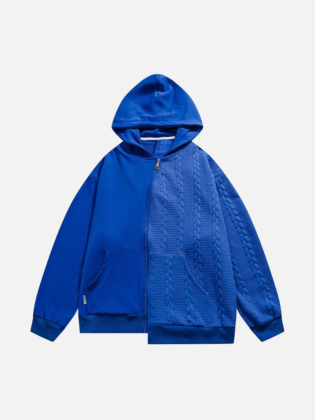 Lacezy - Irregular Patchwork Hoodie- Streetwear Fashion - lacezy.com