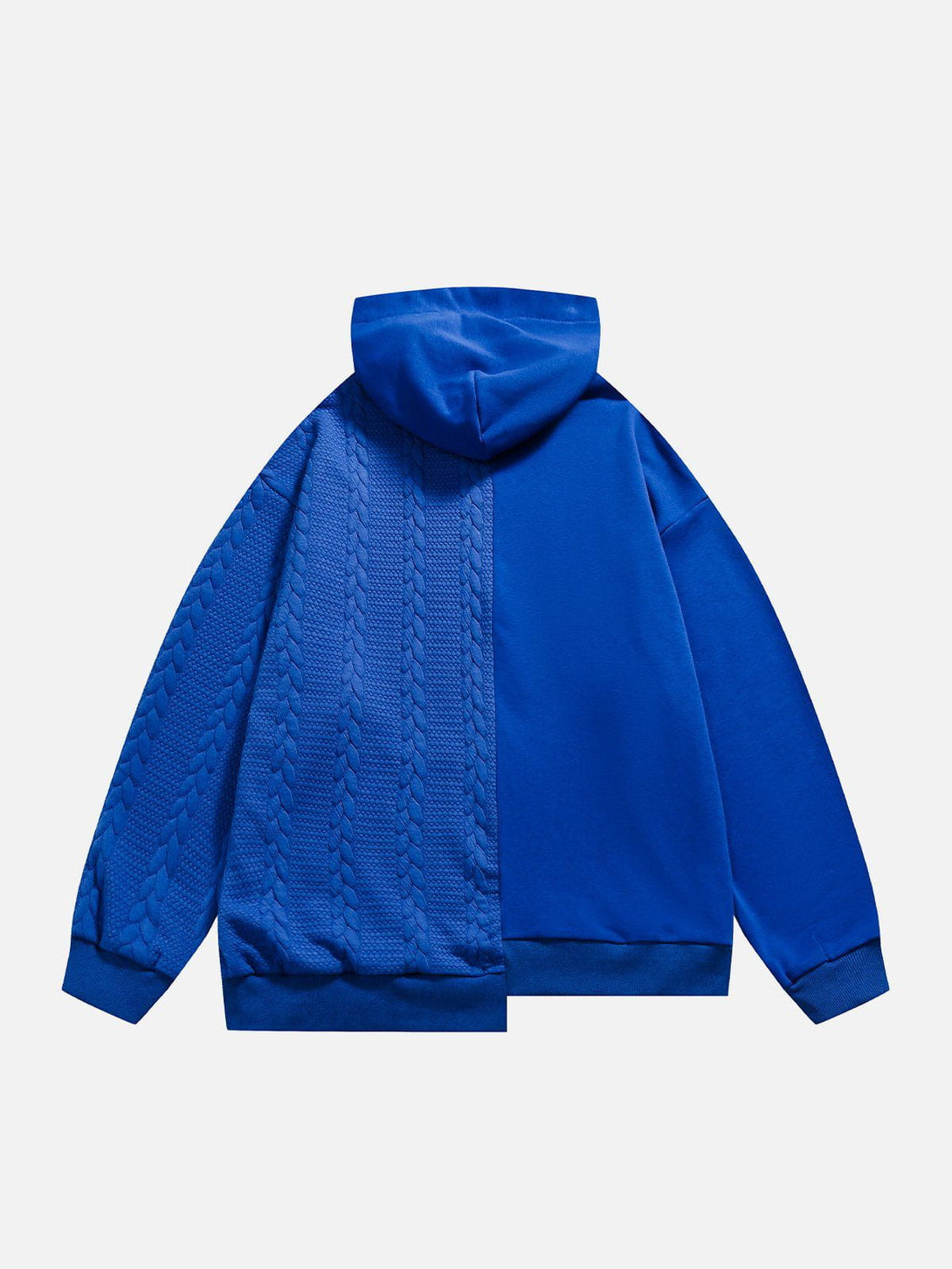 Lacezy - Irregular Patchwork Hoodie- Streetwear Fashion - lacezy.com