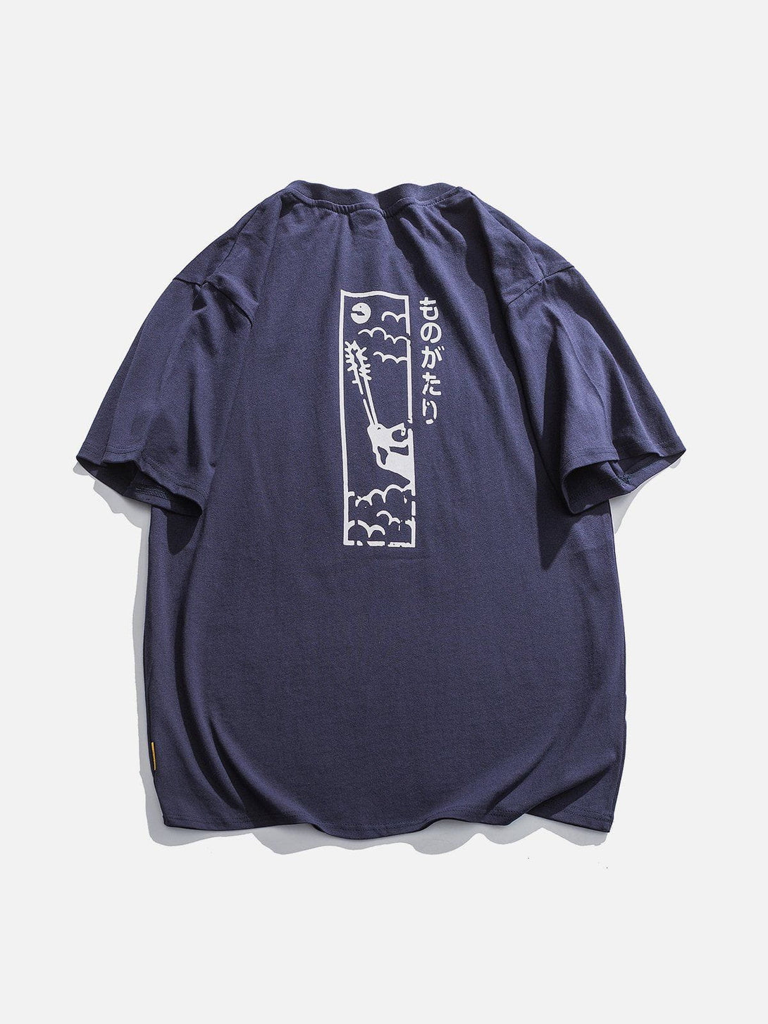 Lacezy - Japanese Font Print Tee- Streetwear Fashion - lacezy.com