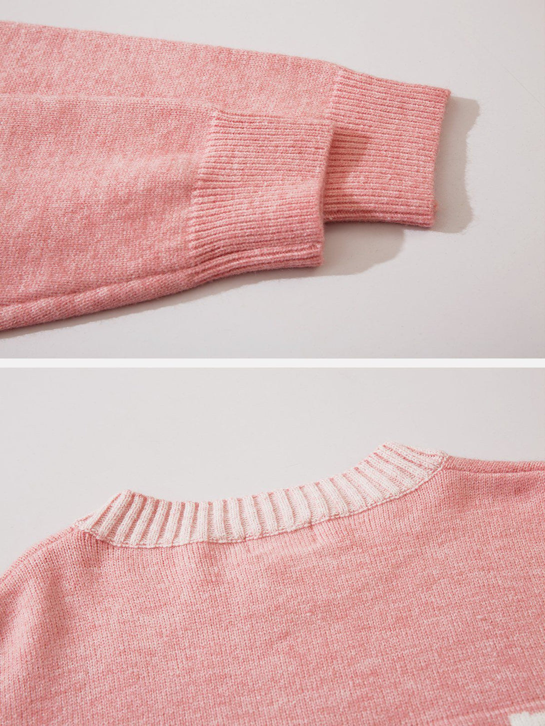 Lacezy - Juicy Peach Flocking Sweater- Streetwear Fashion - lacezy.com