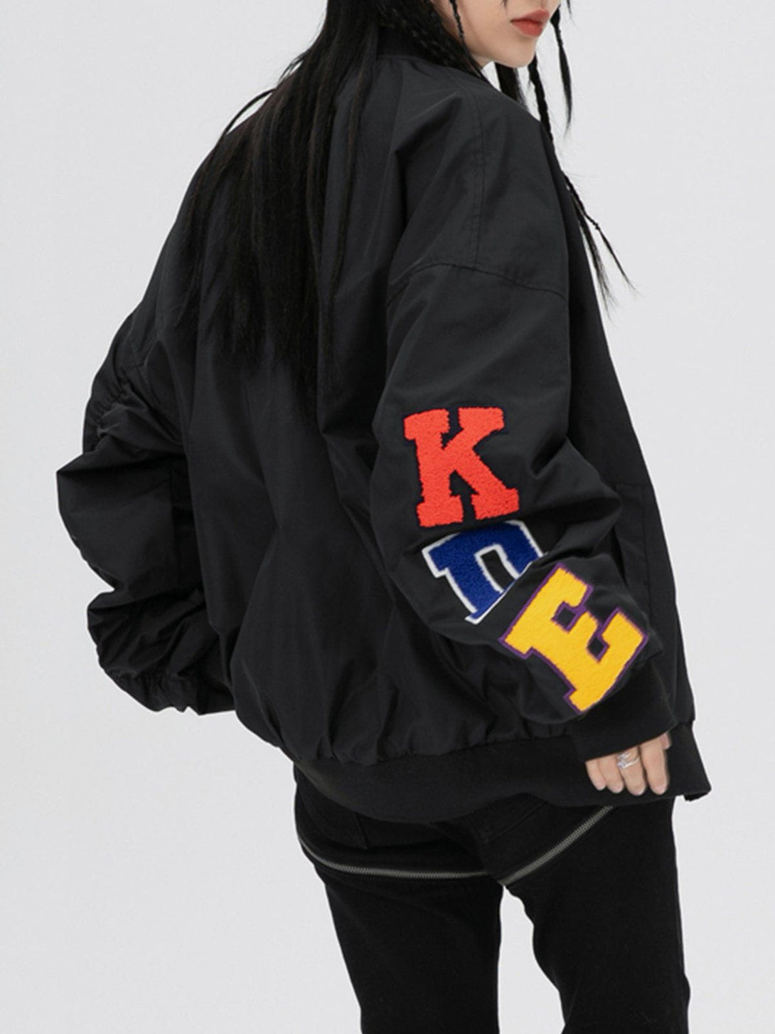 Lacezy - "KDE78" Embroidered Anorak- Streetwear Fashion - lacezy.com